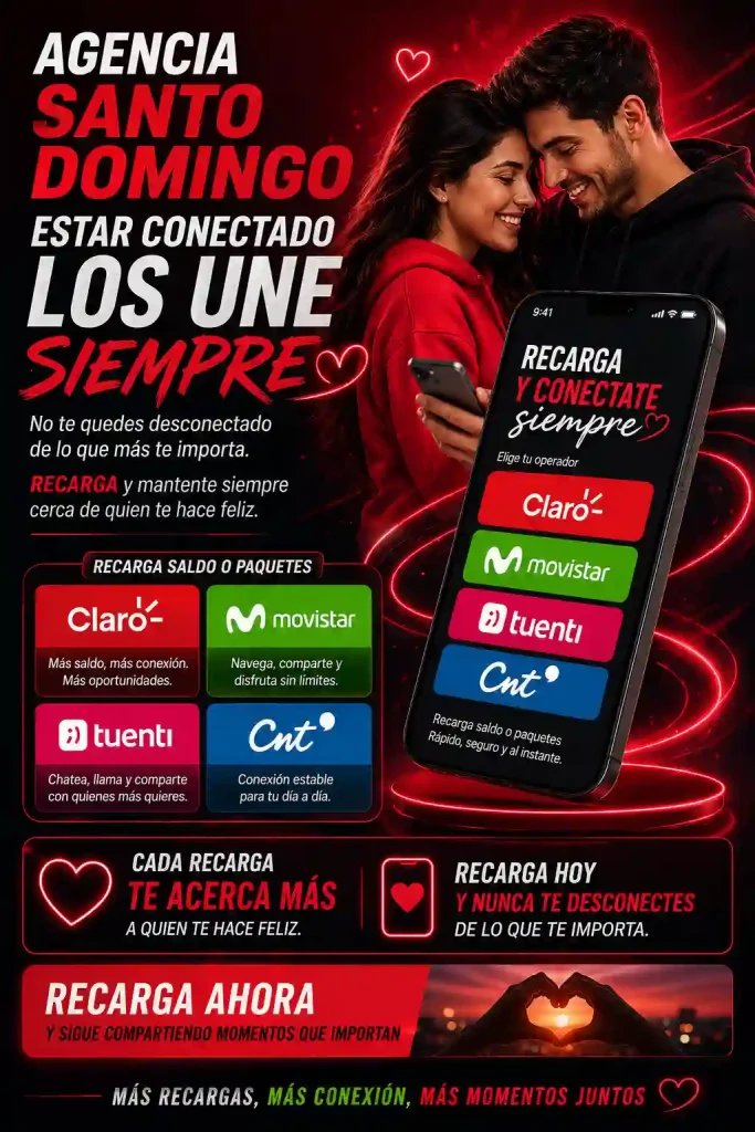 recargas.celulares claro movistar cnt tuenti agencia santo domingo